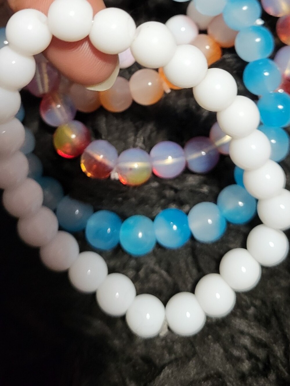 Multicolor Beaded Stretch Bracelet Choose 1 - Picture 9 of 9